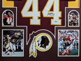 FRAMED WASHINGTON JOHN RIGGINS AUTOGRAPHED SIGNED JERSEY BECKETT HOLO