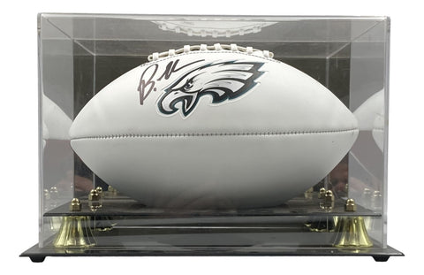 Brandon Graham Signed Philadelphia Eagles Logo Football JSA w/ Case