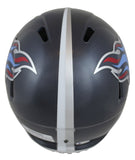 Titans Chris Johnson Signed Navy Blue Full Size Speed Rep Helmet BAS Witnessed