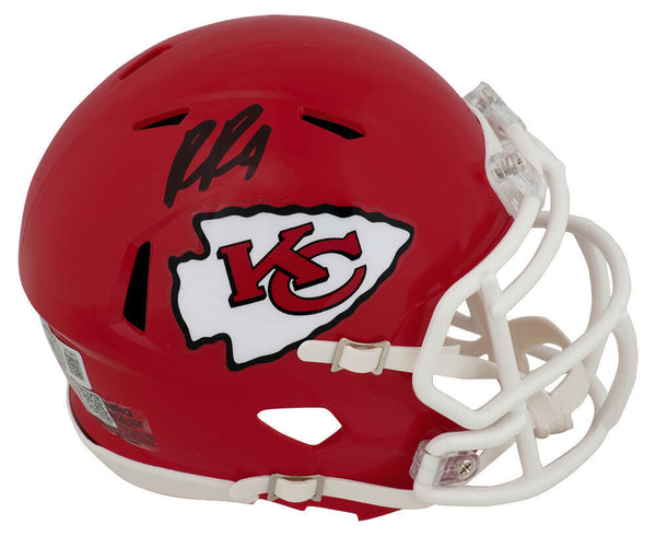 Rashee Rice Signed Kansas City Chiefs Riddell Speed Mini Helmet - (Beckett COA)