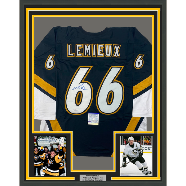 Mario lemieux signed jersey deals