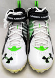 Russell Wilson Autographed Under Armor Cleats Seahawks Size 12.5 RW Holo 42126