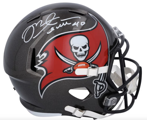 Mike Alstott Autographed Tampa Bay Buccaneers Full Size Speed Helmet Fanatics