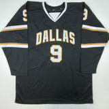 Autographed/Signed Mike Modano Dallas Black Hockey Jersey Beckett BAS COA