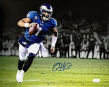 Jalen Hurts Signed Philadelphia Eagles 11x14 Football Photo JSA ITP