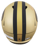 49ers George Kittle Signed Rave Full Size Speed Rep Helmet W/ Case BAS Witnessed