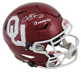 Oklahoma Kyler Murray "Heisman 2018" Signed Speed Flex Full Size Helmet BAS Wit