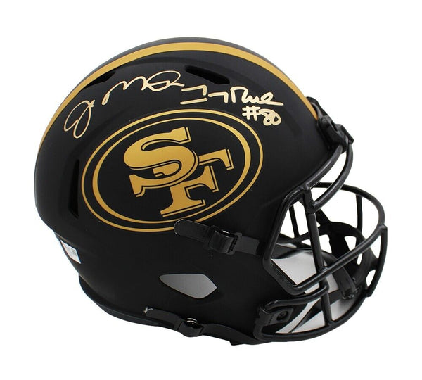 Jerry Rice & Joe Montana Signed San Francisco 49ers Speed Full Size Eclipse Helm