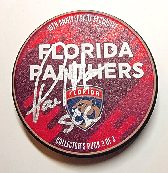 Paul Maurice Autographed Florida Panthers 30th Anniversary Puck W/ SCC Beckett