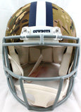 Tony Dorsett Signed Cowboys F/S Camo Speed Authentic Helmet w/5 Stats-BAW Holo