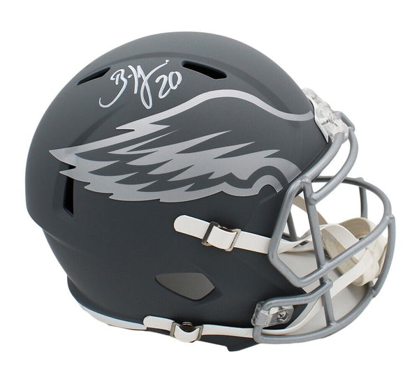 Brian Dawkins Signed Philadelphia Eagles Speed Full Size Slate NFL Helmet