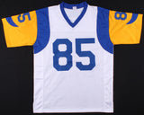 Jack Youngblood Signed Custom Los Angeles Rams Jersey (Schwartz) 7xPro Bowl D.E