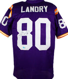 Jarvis Landry Autographed Purple College Style Jersey - Beckett W Hologram