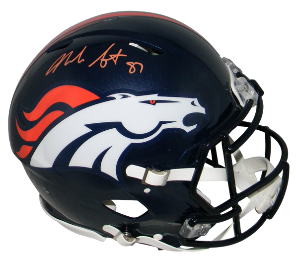 NOAH FANT AUTOGRAPHED DENVER BRONCOS FULL SIZE SPEED AUTHENTIC HELMET BECKETT