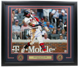 Ronald Acuna Jr. Signed Framed Atlanta Braves 16x20 Hit Photo JSA ITP