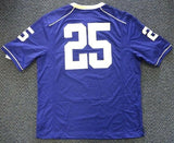 WASHINGTON BISHOP SANKEY AUTOGRAPHED PURPLE NIKE JERSEY SIZE L MCS HOLO 73078