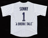 Chazz Palminteri "Sonny" Signed New York Yankees Jersey (Beckett) A Bronx Tale