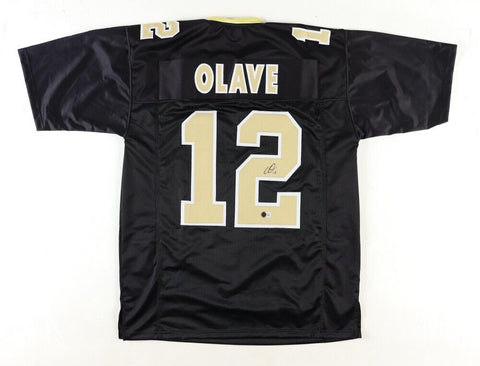 Chris Olave Signed New Orleans Saints Jersey (Beckett) 2022 1st Round Pick W.R.