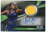 2024 Topps Graphite Tennis Coco Gauff Auto Tour Relic Refractor #TRA-CGF