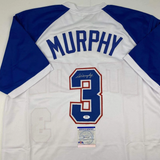 Autographed/Signed DALE MURPHY Atlanta White Baseball Jersey PSA/DNA COA Auto