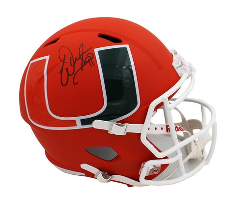 Warren Sapp Signed Miami Hurricanes Speed Full Size Amp NCAA Helmet