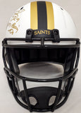 DREW BREES AUTO SAINTS LUNAR ECLIPSE FULL SIZE HELMET "571 TD'S" BECKETT 193497