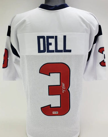 Tank Dell Signed Houston Texans Jersey (Players Ink) 2023 3rd Round Pick W.R.