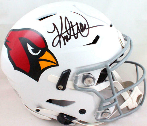 Kurt Warner Autographed Cardinals SpeedFlex Authentic FS Helmet- Beckett W*Black