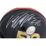 Von Miller Autographed Denver Broncos SB 50 Authentic Helmet Beckett 48676