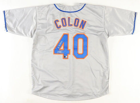 Bartolo Colon Signed New York Mets Gray Jersey Inscribed "Big Sexy" (Beckett)