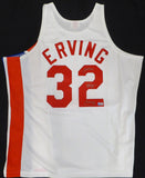 ABA Nets Julius Dr. J Erving Autographed 1973-74 M&N Jersey XXL Beckett W858284