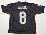 Josh Jacobs Signed Las Vegas Raiders Pro Style Black Jersey Beckett Witnessed