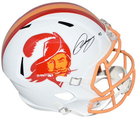 YAYA DIABY SIGNED TAMPA BAY BUCCANEERS THROWBACK FULL SIZE SPEED HELMET BECKETT