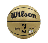 Steve Nash Signed Phoenix Suns Wilson Gold NBA Basketball