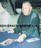 Lionel Taylor Autographed/Signed Denver Broncos AFL 8x10 Photo 13490