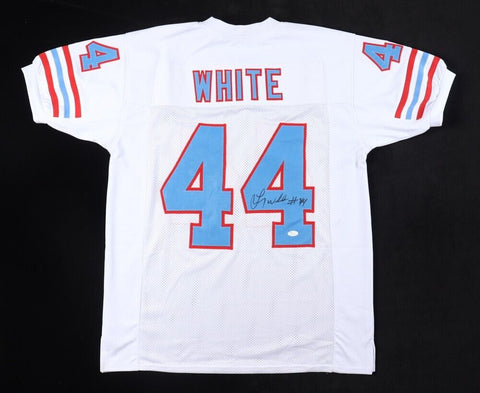 Lorenzo White Signed Houston Oilers Jersey (JSA COA) 1992 Pro Bowl Running Back