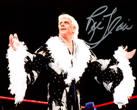 RIC FLAIR AUTOGRAPHED SIGNED 8X10 PHOTO WWE JSA STOCK #228785