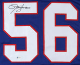 Lawrence Taylor Signed New York Giants Jersey (Beckett Holo) 2xSuper Bowl Champ