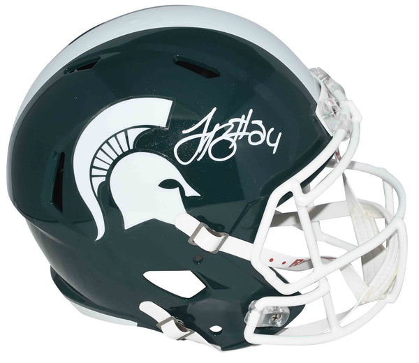 LE'VEON BELL AUTOGRAPHED MICHIGAN STATE SPARTANS FULL SIZE SPEED HELMET JSA