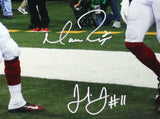 Matt Ryan / Julio Jones Signed Falcons 16x20 PF In Endzone Photo- Beckett W Auth