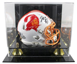 Buccaneers John Lynch Signed 1976-96 TB Speed Mini Helmet W/ Case BAS Witnessed