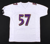 C.J. Mosley Signed Baltimore Ravens White Jersey (JSA) 2014 1st Rd Draft Pick LB