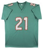 Jordan Poyer Authentic Signed Teal Pro Style Jersey Autographed BAS Witnessed