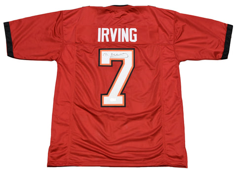 BUCKY IRVING SIGNED TAMPA BAY BUCCANEERS BUCS #7 RED JERSEY BECKETT