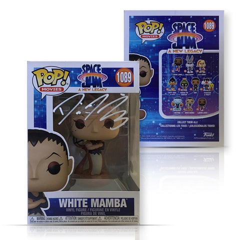 Diana Taurasi Autographed Space Jam White Mamba Funko Pop 1089 JSA DAMAGED