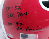 Herschel Walker Signed Georgia Bulldogs F/S Proline Helmet w/ 4 Stats- Beckett