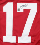 Agiye Hall Signed Alabama Crimson Tide Jersey (Playball Ink) 2021 Bama Receiver