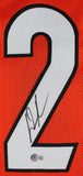 Daxton Hill Authentic Signed Orange Pro Style Jersey Autographed BAS Witnessed