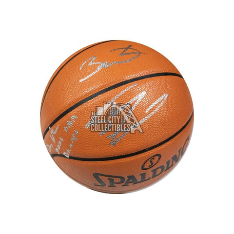 Wade, O'Neal, Payton 2006 NBA Champs Autographed Basketball - Fanatics