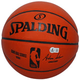 Gary Payton Autographed "HOF 2013" Spalding I/O Basketball Beckett